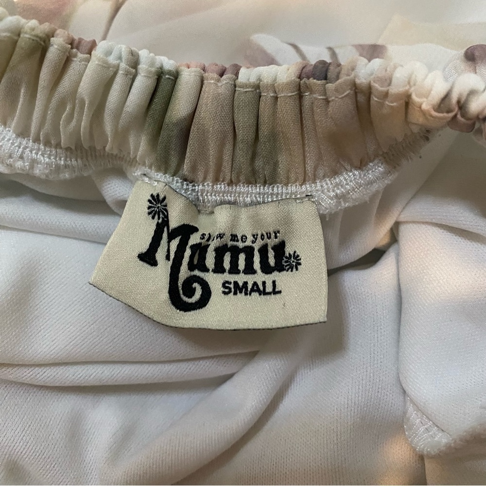 Show Me Your Mumu SMYM Collette Halter Collar Dress Floral Sz S Open Back - Picture 5 of 15